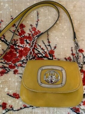 Kathy Van Zeeland Vintage Chain-Strap Crossbody Bag